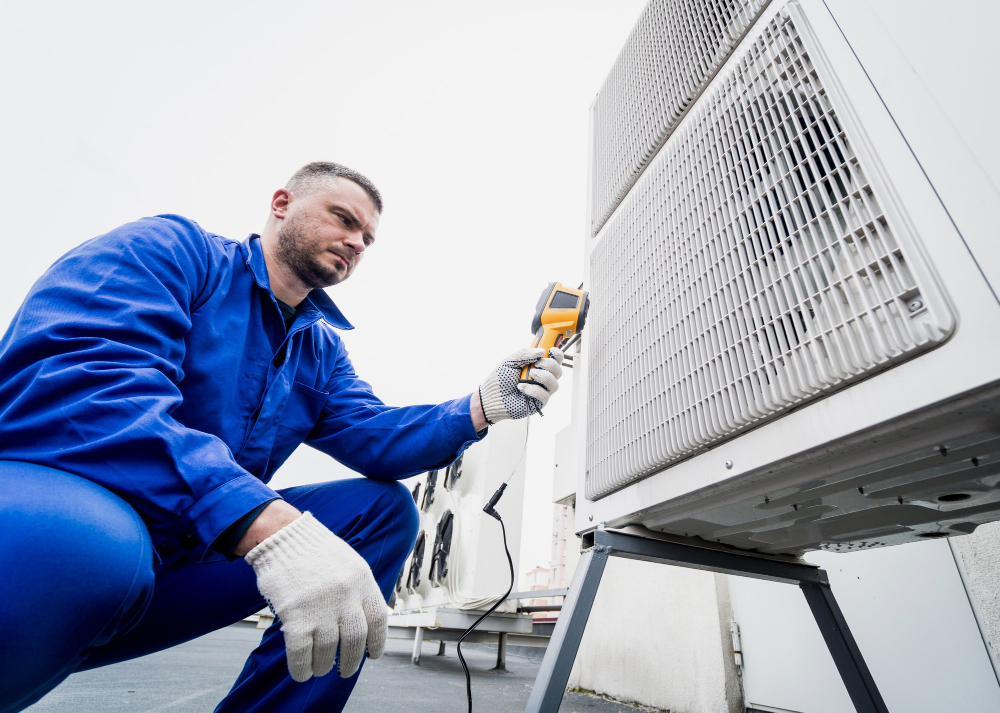 Professional AC cleaning service