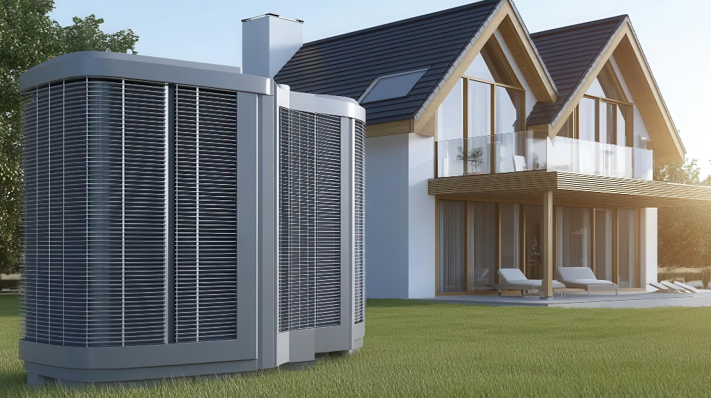 Outdoor commercial air conditioning system