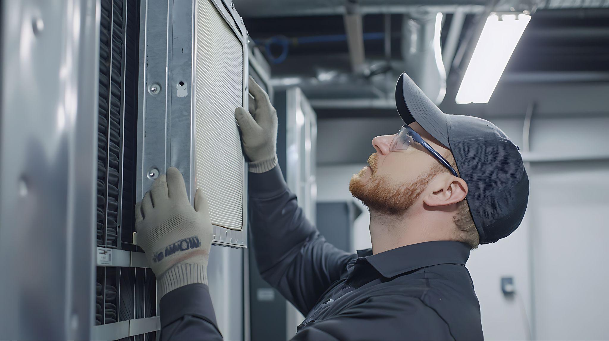 Residential air conditioning installation by Thompson Cooling