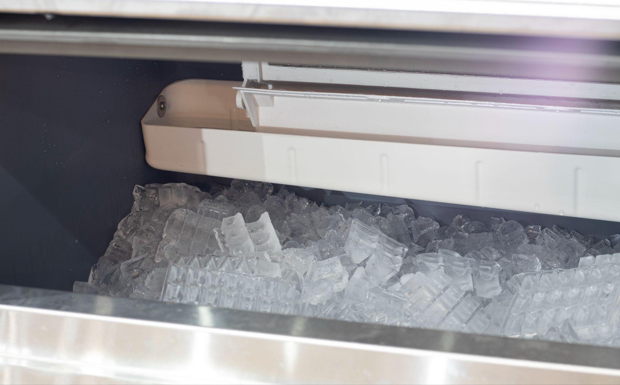 Technician installing indoor air conditioning unit